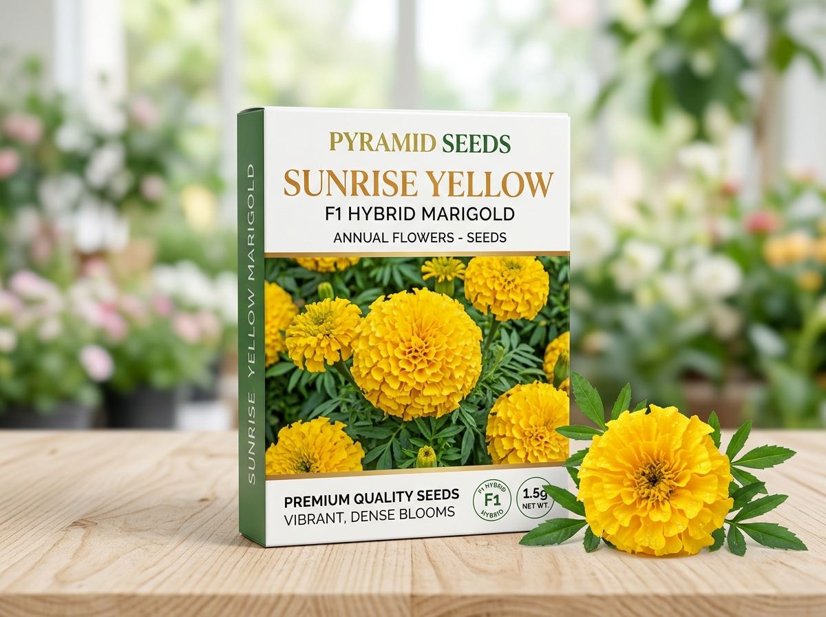 Pyramid Seeds Sunrise Yellow Packet
